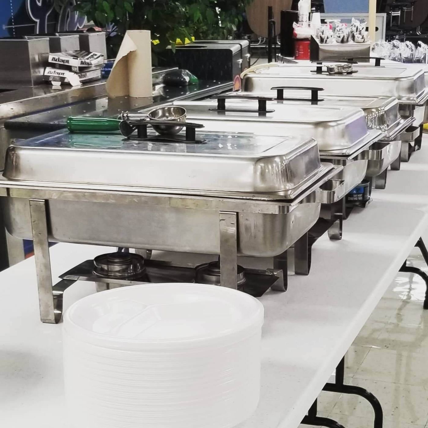 Catering setup